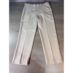 PGA TOUR Mens Khaki Straight Fit Golf Pants Size 36x30 Polyester